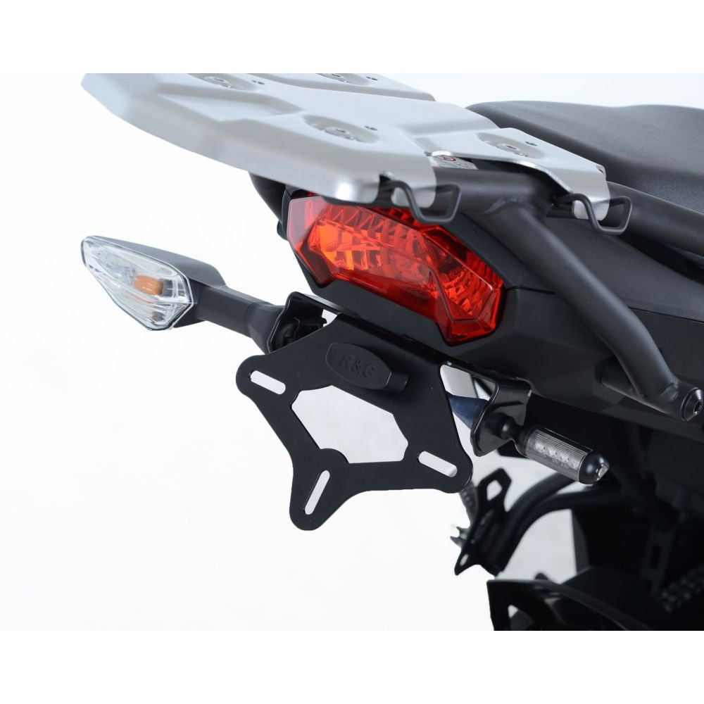 R&G Racing Black Tail Tidy License Plate Holder For 2017-2019 Kawasaki Versys-X 250