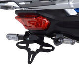 R&G Racing Black Tail Tidy License Plate Holder For 2020-2023 Honda CRF1100L Africa Twin Adventure Sports