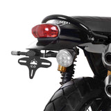 Soporte para matrícula R&G Racing Black Tail Tidy para Triumph Scrambler 1200 XC (2019-2024)