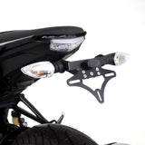 Soporte para matrícula R&G Racing Black Tail Tidy para Yamaha MT-125 (2020-2024)