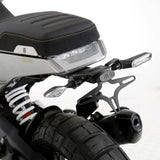 R&G Racing Soporte para matrícula Black Tail Tidy para Husqvarna 125 Svartpilen 2021-2023