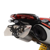 R&G Racing Black Tail Tidy License Plate Holder For 2021-2024 Ducati Hypermotard 950