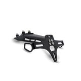 R&G Racing Black Tail Tidy License Plate Holder For 2022-2023 Kawasaki Versys 650 KLE650 ABS