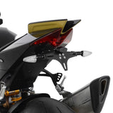 Portamatrículas R&G Racing Black Tail Tidy para Aprilia RSV4 1100 Factory (2021-2024)