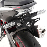 Soporte de matrícula R&G Racing Black Tail Tidy para Kawasaki Z H2 ZR1000 ABS 2020-2023