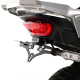 R&G Racing Black Tail Tidy License Plate Holder For 2023-2024 Honda Transalp XL750