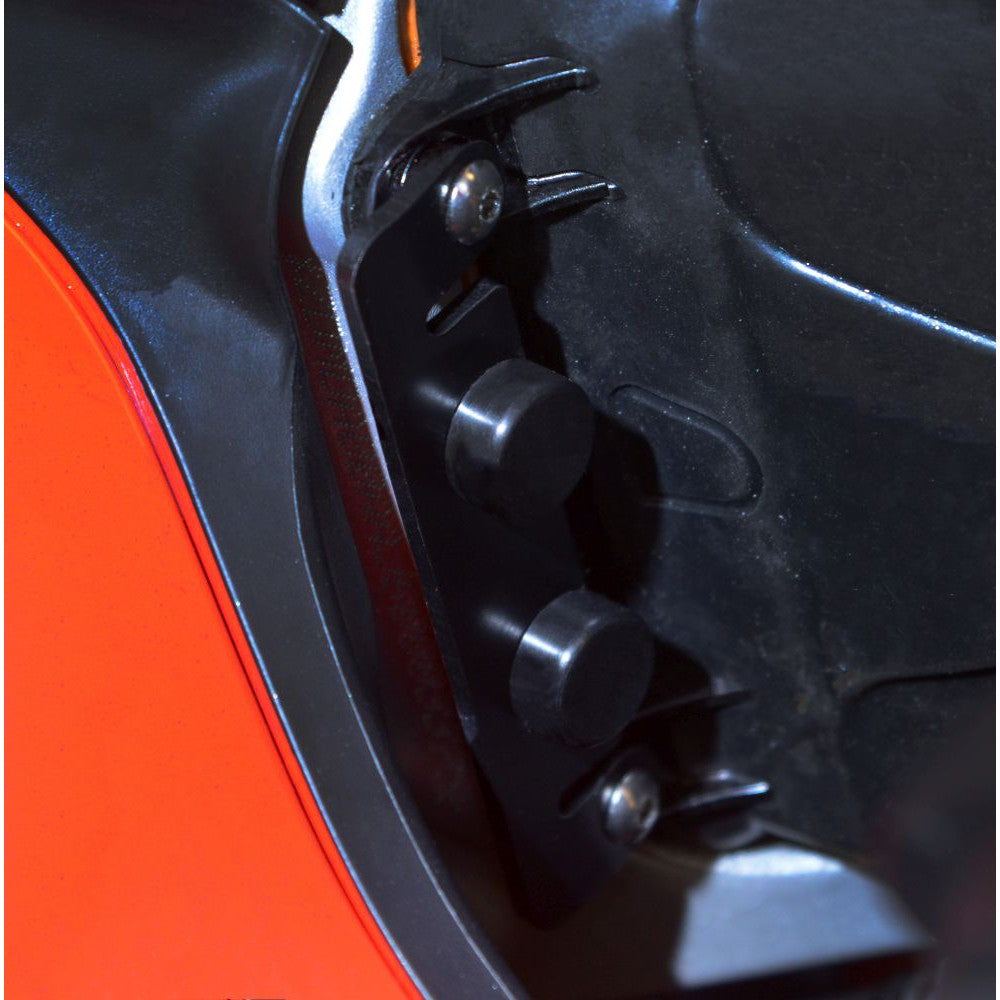 R&G Racing Black Lockstop Savers For 2020 Ducati Panigale V4 R