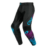 Pantalones de motocross O'neal Mayhem Scarz - Negro/Azul