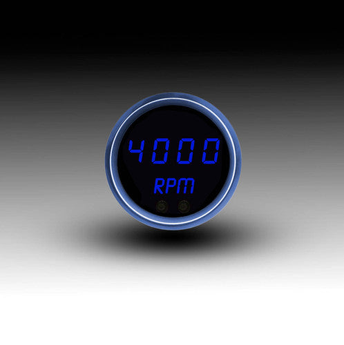 Tacómetro digital LED Intellitronix con bisel negro M9002R