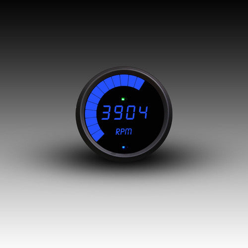 Intellitronix LED Digital Tachometer With Black Bezel M9003R
