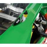 R&G Racing Black Mirror Delete Blanking Plates For 2012-2015 Ducati 1199 Panigale