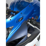 R&G Racing Black Mirror Delete Blanking Plates For 2021-2022 Energica Motor Company EGO