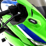 R&G Racing Black Mirror Delete Blanking Plates For 2019-2024 Kawasaki Ninja 125