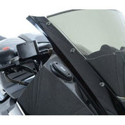 R&G Racing Black Mirror Delete Blanking Plates For 2013-2016 Hyosung GT125R