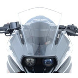 Placas ciegas R&G Racing para espejos retrovisores negros para KTM 390 RC (2015-2020)