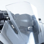 R&G Racing Black Mirror Delete Blanking Plates For 2015-2020 KTM 390 RC
