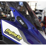 R&G Racing Black Mirror Delete Blanking Plates For 2015-2018 Yamaha YZF R3