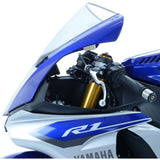 R&G Racing Black Mirror Delete Blanking Plates For 2015-2019 Yamaha YZF R1