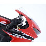 R&G Racing Black Mirror Delete Blanking Plates For 2017-2019 Honda CBR1000RR SP
