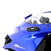 R&G Racing Black Mirror Delete Blanking Plates For 2019-2024 Yamaha YZF R3