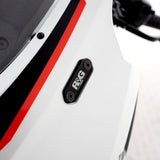 R&G Racing Black Mirror Delete Blanking Plates For 2024-2025 Aprilia RS457