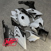 Monster Fairings Full Kit BMW S1000RR 15-16 Nardo Grey w/ Carbon Fiber Style + Windshield + Gas Tank Cover