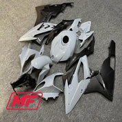 Monster Fairings Full Kit BMW S1000RR 15-16 Nardo Grey w/ Carbon Fiber Style + Windshield + Gas Tank Cover