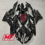 Kit completo de carenado Monster para BMW S1000RR 17-18 negro brillante + parabrisas + tapa de depósito de gasolina