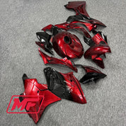 Monster Fairings Full Kit BMW S1000RR 17-18 Fire Black and Red + Windshield + Gas Tank Cover