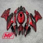 Monster Fairings Full Kit BMW S1000RR 17-18 Fire Black and Red + Windshield + Gas Tank Cover