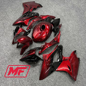 Monster Fairings Full Kit BMW S1000RR 17-18 Fire Black and Red + Windshield + Gas Tank Cover