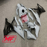 Kit completo de carenado Monster BMW S1000RR 19-22 Gris Cemento y Negro + Parabrisas + Tapa Depósito Gasolina