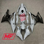 Monster Fairings Full Kit BMW S1000RR 19-22 Cement Grey and Black + Windshield + Gas Tank Cover