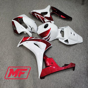 Monster Fairings Full Kit Honda CBR1000RR 06-07 Candy Red and White + Windshield + Gas Tank Cover