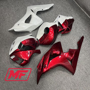 Monster Fairings Full Kit Honda CBR1000RR 06-07 Split White and Red + Windshield + Gas Tank Cover