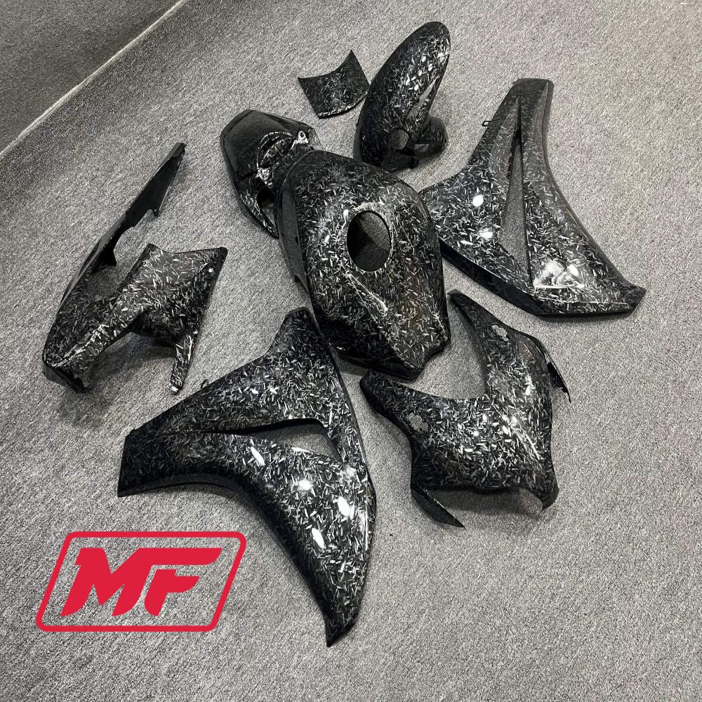 Monster Fairings Full Kit Honda CBR1000RR 08-11 Forged Carbon Fiber Style + Windshield + Gas Tank Cover