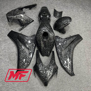 Monster Fairings Full Kit Honda CBR1000RR 08-11 Forged Carbon Fiber Style + Windshield + Gas Tank Cover
