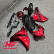 Monster Fairings Full Kit Honda CBR1000RR 08-11 Candy Red and Black + Windshield + Gas Tank Cover