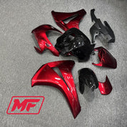 Monster Fairings Full Kit Honda CBR1000RR 08-11 Candy Red and Black + Windshield + Gas Tank Cover