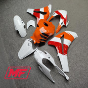 Monster Fairings Full Kit Honda CBR1000RR 08-11 Repsol White Orange + Windshield + Gas Tank Cover
