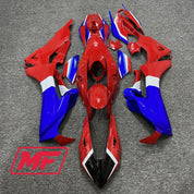 Monster Fairings Full Kit Honda CBR1000RR 17-25 OEM Blue and Red + Windshield + Gas Tank Cover