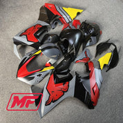Monster Fairings Full Kit Honda CBR1000RR 17-25 Grey Red Bull + Windshield + Gas Tank Cover