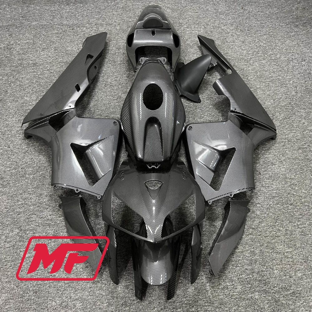 Monster Fairings Full Kit Honda CBR600RR 05-06 Carbon Fiber Style + Windshield + Gas Tank Cover