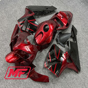 Monster Fairings Full Kit Honda CBR600RR 05-06 Gloss Red and Black + Windshield + Gas Tank Cover