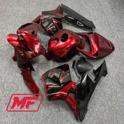 Monster Fairings Full Kit Honda CBR600RR 05-06 Gloss Red and Black + Windshield + Gas Tank Cover