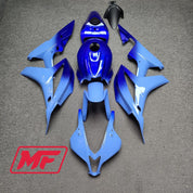 Monster Fairings Full Kit Honda CBR600RR 07-08 Gloss Blue Gradient + Windshield + Gas Tank Cover