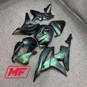 Monster Fairings Full Kit Honda CBR600RR 07-08 Plain Green + Windshield + Gas Tank Cover