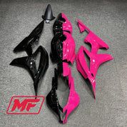 Monster Fairings Full Kit Honda CBR600RR 07-08 Gloss Hot Pink and Black + Windshield + Gas Tank Cover