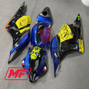 Monster Fairings Full Kit Honda CBR600RR 09-12 Blue Shark + Windshield + Gas Tank Cover