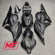 Monster Fairings Full Kit Honda CBR600RR 09-12 Carbon Fiber Style + Windshield + Gas Tank Cover
